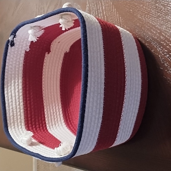 NEW COTTON ROPE BASKET. - Picture 2 of 6